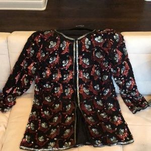 vintage sequin jacket
